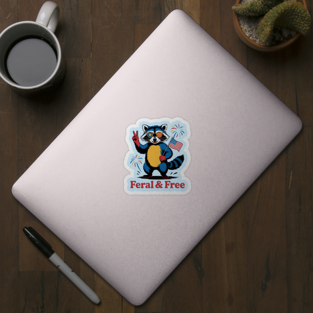 Feral But Free, Feral And Free, Feral & Free by Creatifly Graphic Tees